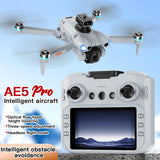 🔥(FREE SHIPPING)🔔AER5PRO-4.5-inch Display Remote-Controlled Drone with Intelligent Obstacle Avoidance and HD Aerial Photography
