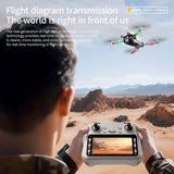🔥(FREE SHIPPING)🔔4.5-inch Display Screen Obstacle Avoidance HD Real-Time Aerial Photography Remote-Controlled Aircraft