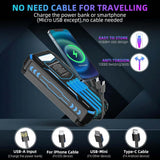 🔥(FREE SHIPPING)🔔Outdoor Foldable Solar Large Capacity Charger Mobile Power Bank