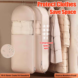 🏆Flash Sale⚡ 50K+ SOLD! Almost Gone-💥🔥2026 Space Saving Hanging Garment Bag with Self Compression Zipper，Best gifts