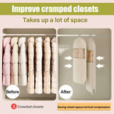 🏆Flash Sale⚡ 50K+ SOLD! Almost Gone-💥🔥2026 Space Saving Hanging Garment Bag with Self Compression Zipper，Best gifts