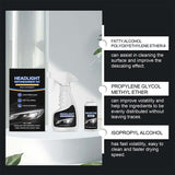 🚘 Automotive Headlamp Restoration Fluid, blurring enhanced crystalline coating refurbisher