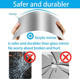 🔥A mirror that won't break-Self Adhesive Mirrors Sheets🥰❤️