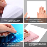🔥A mirror that won't break-Self Adhesive Mirrors Sheets🥰❤️