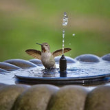 🔥Hot Sale 49% OFF🎁☀️Solar Fountain, Solar Powered Bird Bath Fountain Pump with 4 Nozzles 1.4W Solar Panel Kit Water Pump, Outdoor Watering Submersible Pump for Pond, Pool, Garden, Fish Tank🌊✨