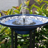 🔥Hot Sale 49% OFF🎁☀️Solar Fountain, Solar Powered Bird Bath Fountain Pump with 4 Nozzles 1.4W Solar Panel Kit Water Pump, Outdoor Watering Submersible Pump for Pond, Pool, Garden, Fish Tank🌊✨
