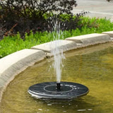 🔥Hot Sale 49% OFF🎁☀️Solar Fountain, Solar Powered Bird Bath Fountain Pump with 4 Nozzles 1.4W Solar Panel Kit Water Pump, Outdoor Watering Submersible Pump for Pond, Pool, Garden, Fish Tank🌊✨