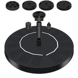 🔥Hot Sale 49% OFF🎁☀️Solar Fountain, Solar Powered Bird Bath Fountain Pump with 4 Nozzles 1.4W Solar Panel Kit Water Pump, Outdoor Watering Submersible Pump for Pond, Pool, Garden, Fish Tank🌊✨