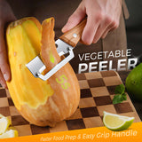 Stainless Peeler | High-Grade Durability | Clean, Precision Peeling + Bottle Opener