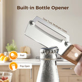 Stainless Peeler | High-Grade Durability | Clean, Precision Peeling + Bottle Opener