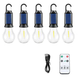 🌞 Solar Tent Camping Light Bulb&Five-pack （Solar-powered）