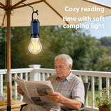 🌞 Solar Tent Camping Light Bulb&Five-pack （Solar-powered）