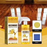 Beeswax Wood Polish Spray 120ml | Natural Shine & Protection for Furniture, Floors, Cabinets – Non-Greasy, Anti-Dust Finish