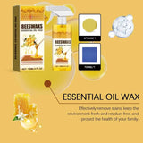 Beeswax Wood Polish Spray 120ml | Natural Shine & Protection for Furniture, Floors, Cabinets – Non-Greasy, Anti-Dust Finish