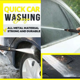 High-Pressure Hose Spray Gun with Brush Attachment