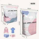 ✨(FREE SHIPPING)🧳No‑Pump Vacuum Storage Bags – Press & Seal, No Pump Needed. Saves 80% Space, Keeps Clothes Dry & Dust‑Free